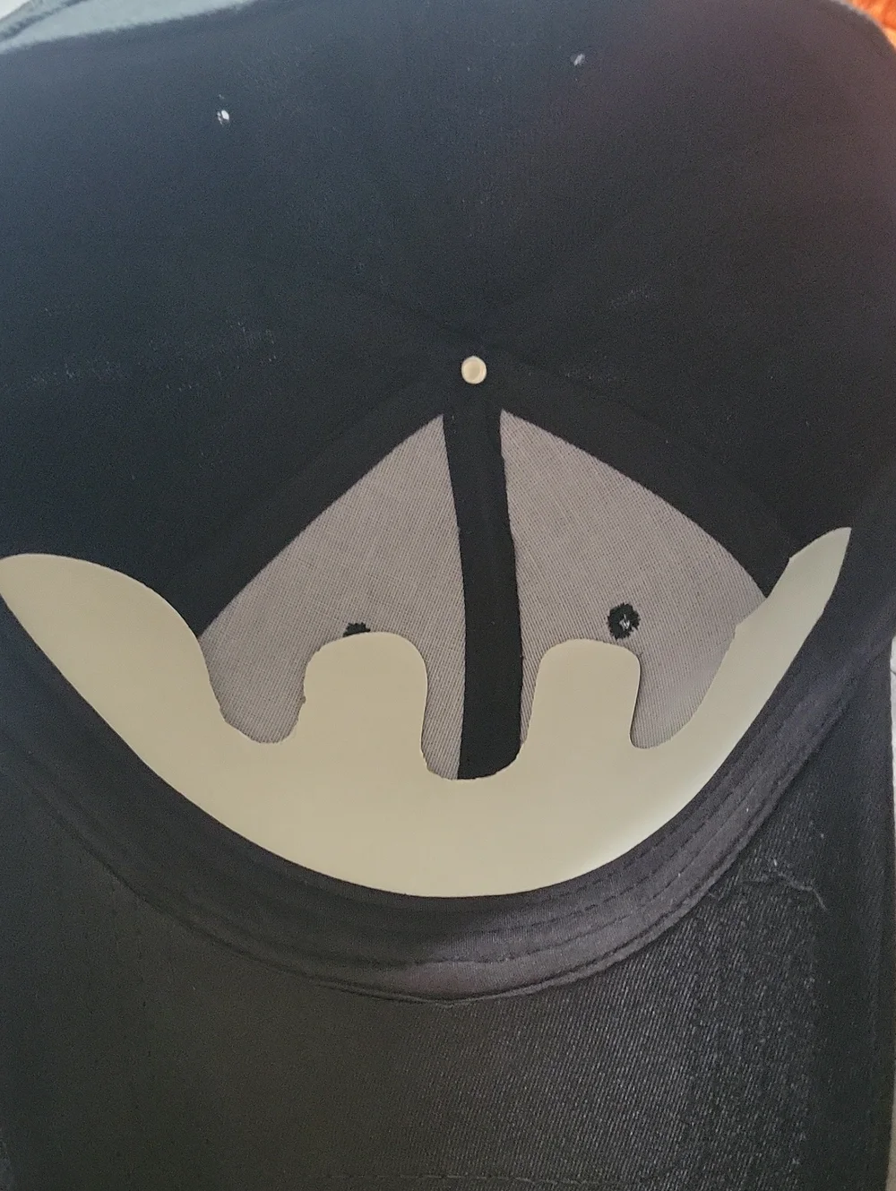 Hsndmade! Kids Black Halloween 'Boo' Patch Cap with Green Monster